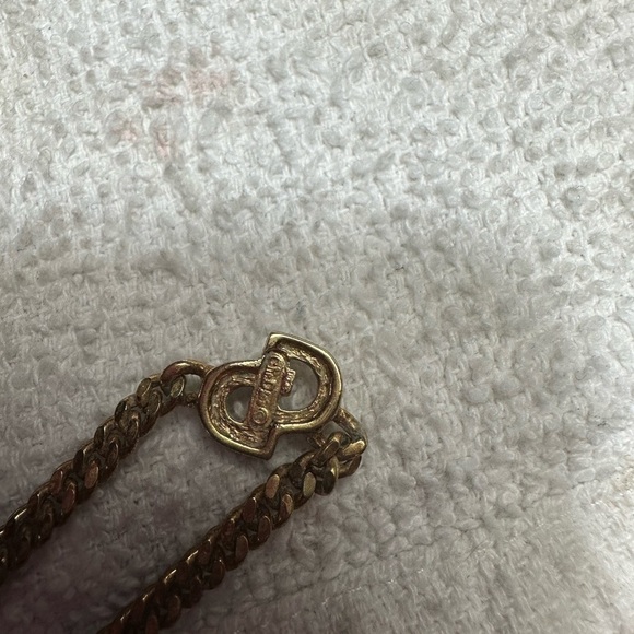 Dior Gold Chain Necklace with S Pendant - Picture 3 of 4
